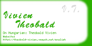 vivien theobald business card